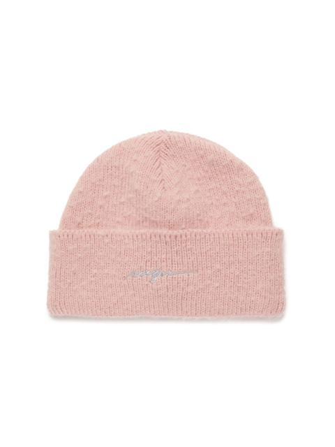 MSGM logo-embroidered cotton beanie