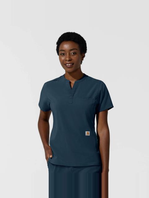 Carhartt Women's Force Cross-Flex Chest Pocket Scrub Top