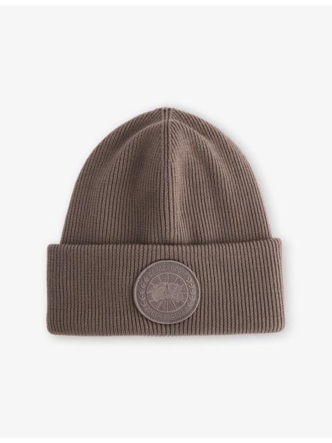 Canada Goose Arctic Toque Logo-Patch Wool Beanie Hat