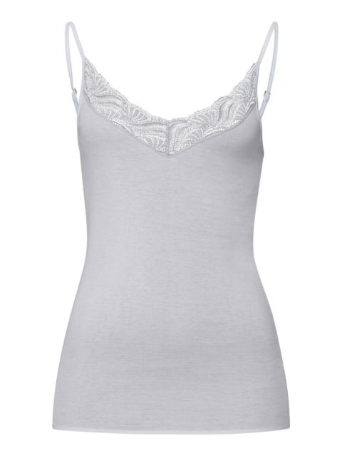 HANRO Cotton Delight Lace Trim Cotton Camisole