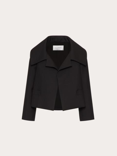 Valentino DOUBLE COMPACT DRILL PETITE JACKET