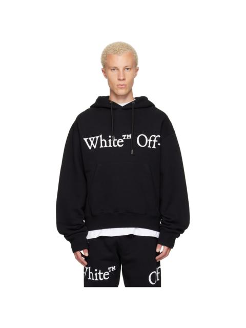 Off-White Black Bookish Scarf Regular Hoodie