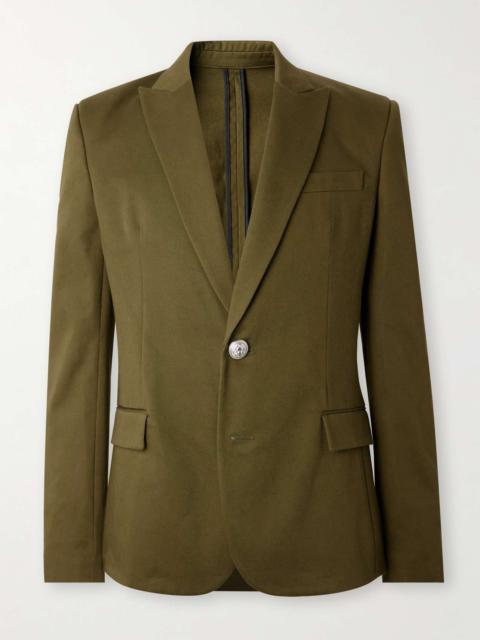 Balmain Slim-Fit Cotton-Twill Blazer