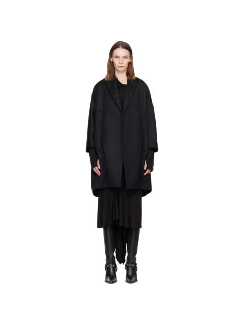AARON ESH Black Cocoon Coat