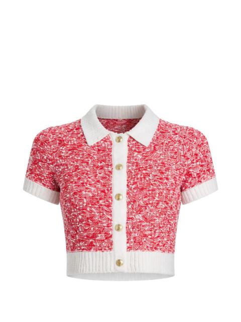 Cinq à Sept cropped collared cardigan