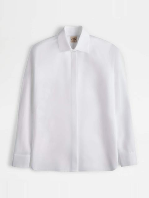 Tod's SHIRT IN COTTON - WHITE