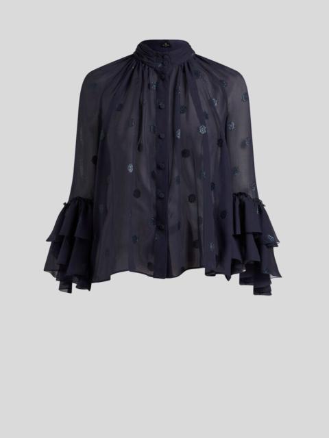 Etro FIL COUPÉ GEORGETTE SHIRT