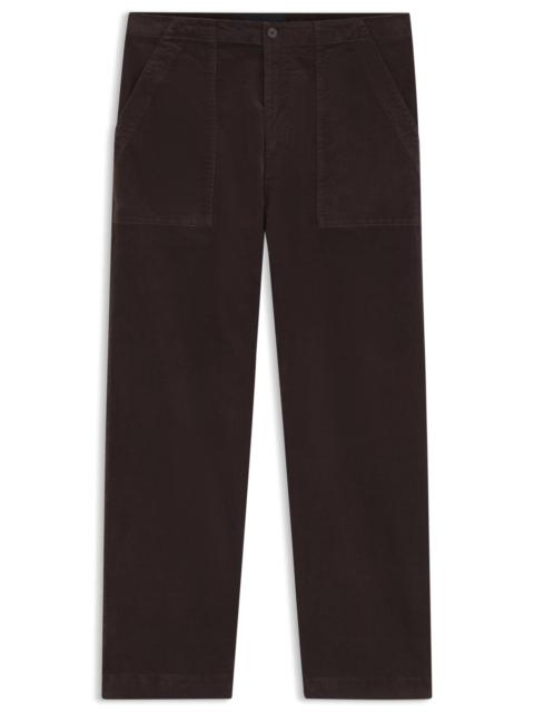 BOSS BOSS BY BECKHAM PANTS IN STRETCH-COTTON CORDUROY