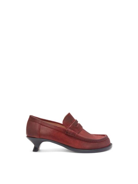 Loewe Campo loafer in waxed suede