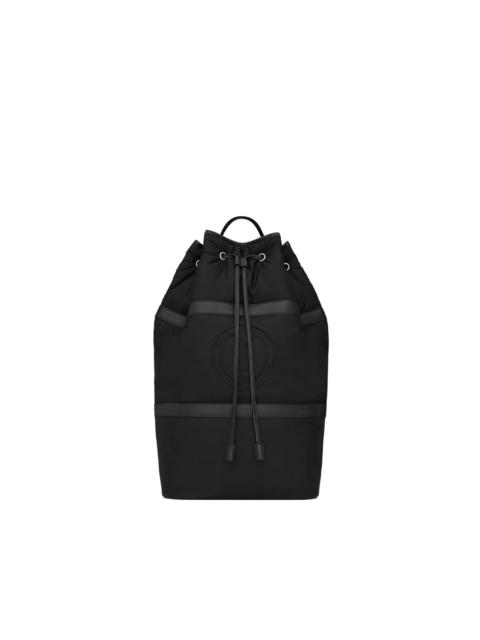 SAINT LAURENT Rive Gauche logo-debossed backpack
