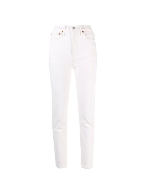 RE/DONE Comfort Stretch ankle-crop jeans