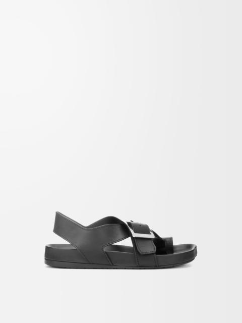 Loewe Ease Buckle sandal in vegetal calfskin