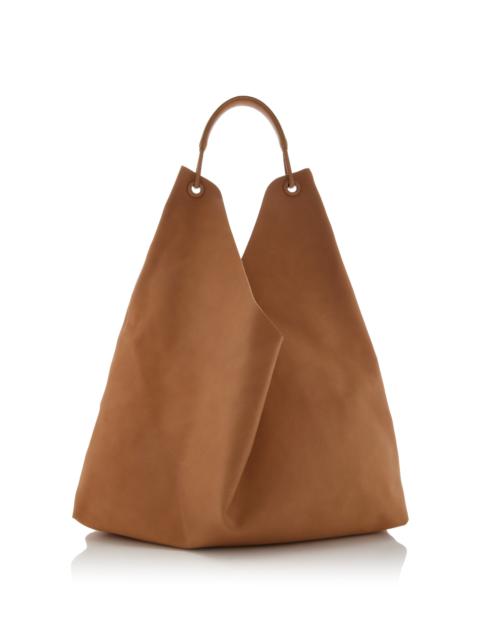 The Row Bindle 3 Leather Hobo Bag neutral