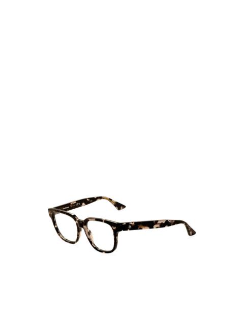 Montblanc tortoiseshell-effect square-frame glasses