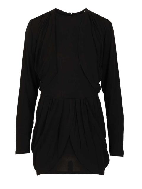 Isabel Marant Crepe Jersey Mini Dress Dresses Black