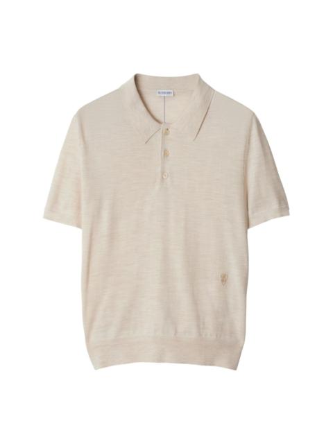 Tシャツ・カットソー Burberry SS25 Wool polo shirt (8103102 NUTMEG) Burberry Wool Polo Shirt Nutmeg | thewebster | REVERSIBLE