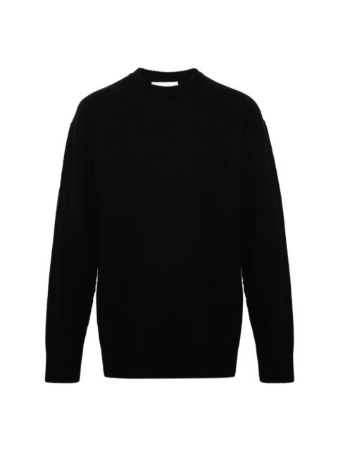 Marine Serre Wool And Fluffy Knit Crewneck Pullover | REVERSIBLE Marine Serre Wool And Fluffy Knit Crewneck Pullover | REVERSIBLE