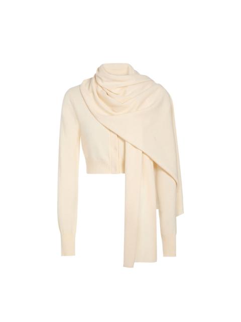 DEREK LAM 10 CROSBY TINA WOOL CASHMERE CARDIGAN