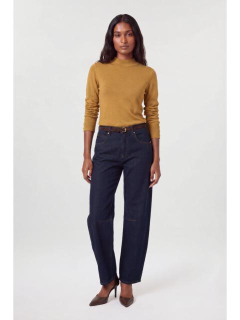 KAREN MILLEN Forever Viscose Blend Knitted High Neck Jumper