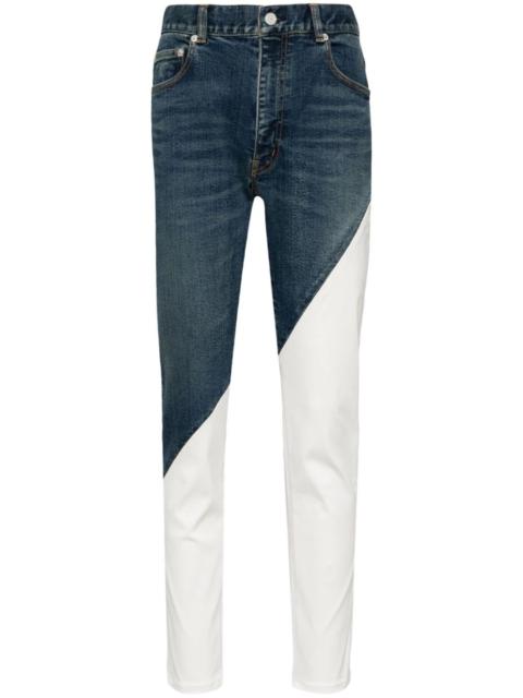 UNDERCOVER White Panel Skinny Jeans