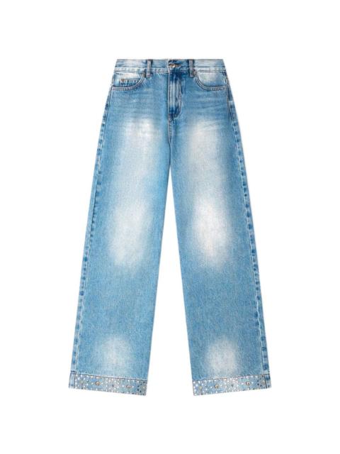 Sandro rhinestone-embellishment straight jeans