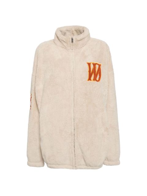 We11done Boucle Logo Fleece jacket