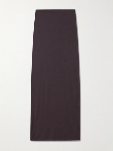 SKIMS Sheer Modal-blend Long Skirt