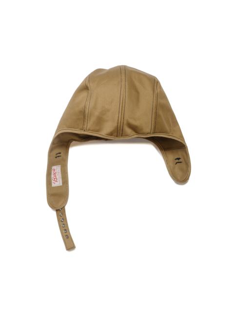 The Real McCoys BA24002 Buco Cotton-Twill Rider's Helmet Khaki