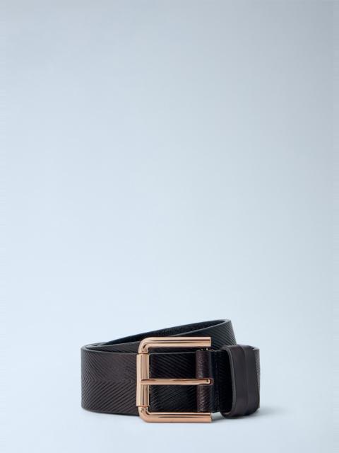 Max Mara Patterned Leather Belt