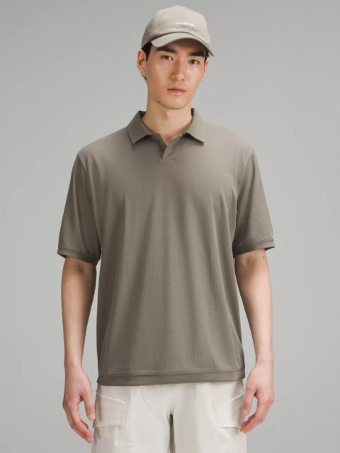 lululemon Textured Mesh Short-Sleeve Polo Shirt