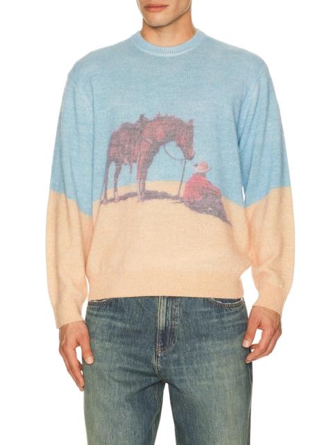 One Of These Days So Far Away Printed Sweater