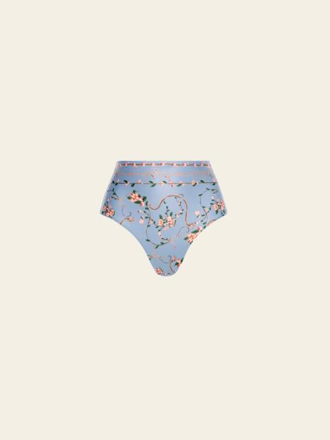 Agua by Agua Bendita Magenta Navegante Bikini Bottom