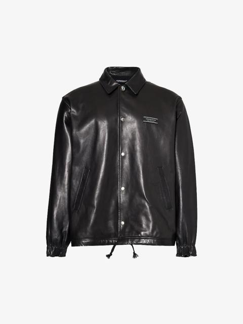 UNDERCOVER Relaxed-fit leather jacket
