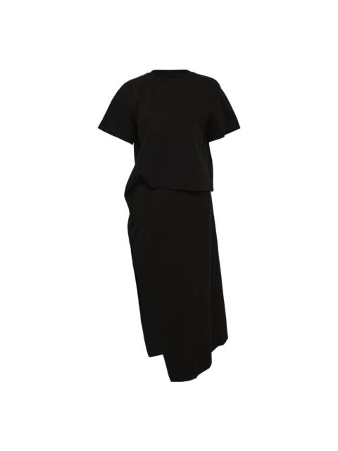 sacai Cotton Jersey Dress