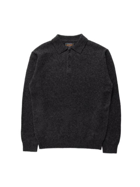 Knit Polo 9G - Charcoal