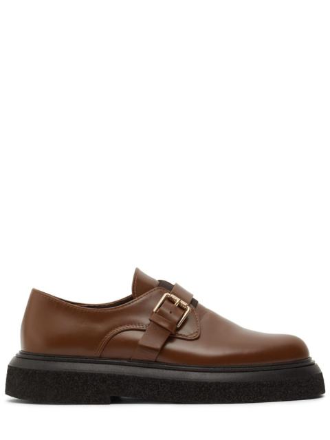 Max Mara 20mm Urbanmonks leather lace-up shoes