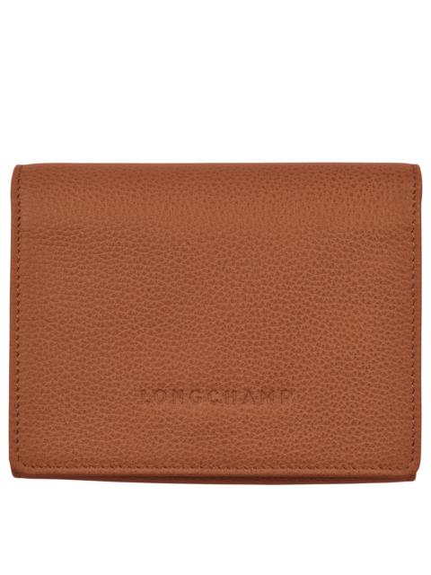 Le Foulonné Wallet Caramel - Leather