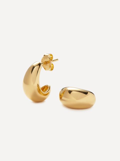 MISSOMA X Savi 18ct Gold-Plated Vermeil Silver Dome Mini Hoop Earrings