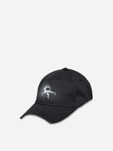 prototypes Sprayed Goat Cut Up Cap Black