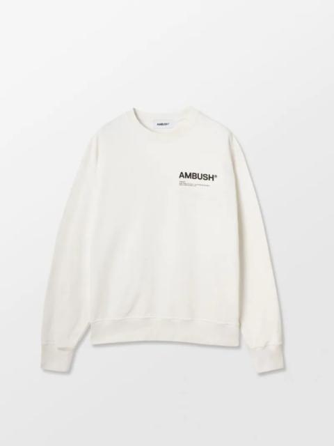 Ambush Fleece Workshop logo-print sweatshirt