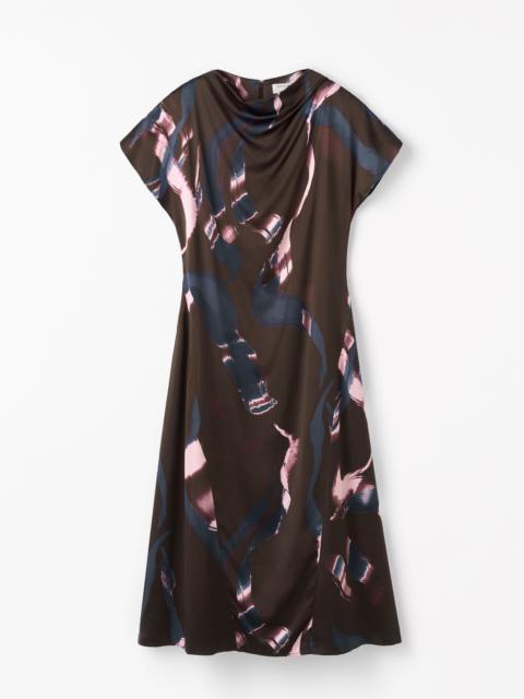 TIGER OF SWEDEN Leilani Draped Satin Dress