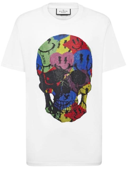 PHILIPP PLEIN Smile-print cotton T-shirt