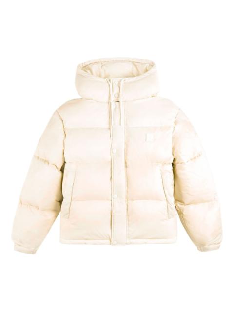 Sporty & Rich logo-patch puffer jacket