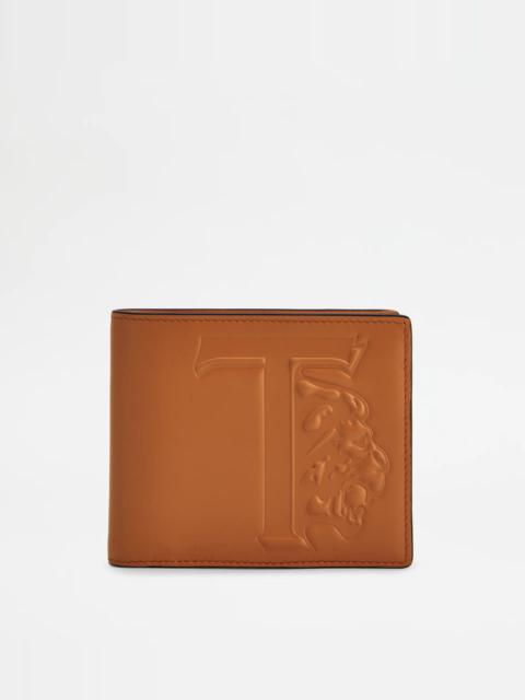 Tod's WALLET IN LEATHER - BROWN