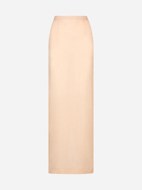 Dolce & Gabbana Long georgette skirt