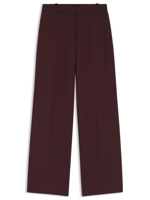 HUGO REGULAR-FIT PANTS WITH A STRAIGHT LEG