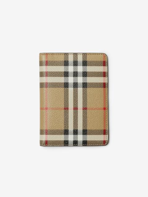 Burberry Check Passport Holder