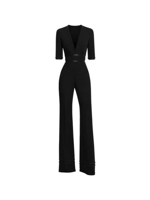 ELIE SAAB stud-embellishment jumpsuit