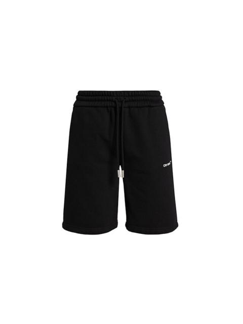 Off-White Black Diag Sweatshorts