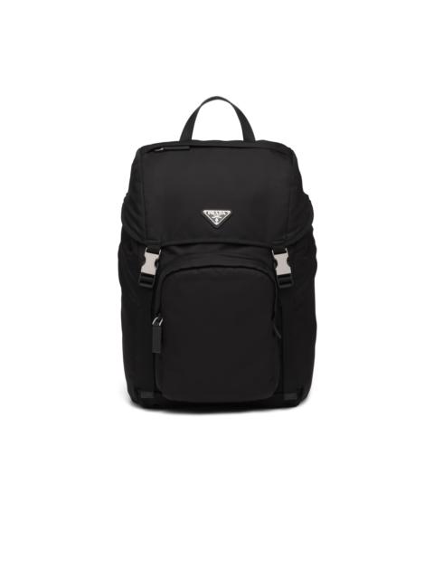 Re-Nylon and Saffiano leather backpack